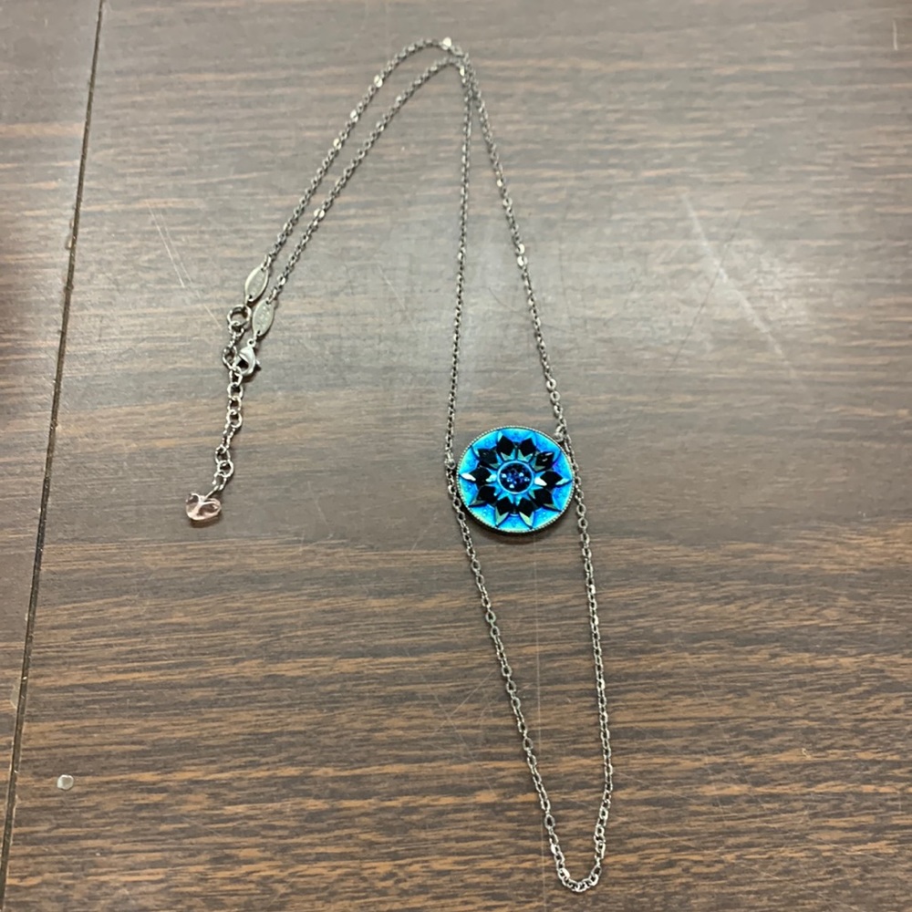Sabika Large Medallion Necklace.